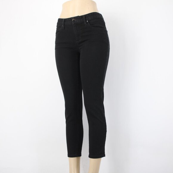 Joes Jeans The Audrey Sz 25 x 25 Black Denim Retro Ankle Pockets Cotton Jeans - Picture 4 of 16